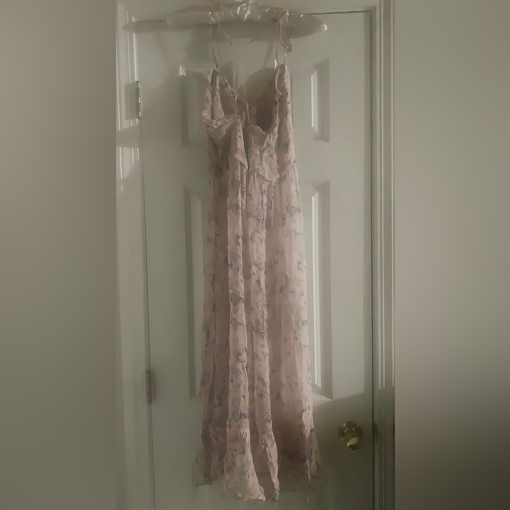 Anthropologie- Floral Sheer Duster - Picture 3 of 5